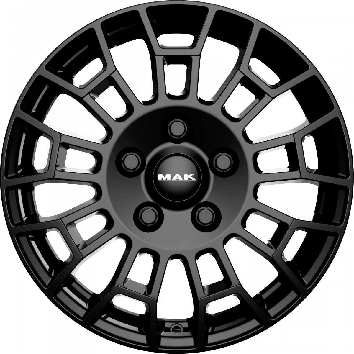 Mak Nomad gloss black Alufelge 7x17 Zoll ET45 LK 5x114.3 ML66.1 – Bild 2
