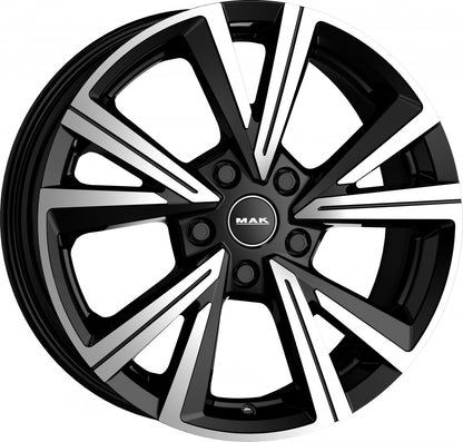 Mak Qvarz black mirror Alufelge 7x17 Zoll ET45 LK 5x112 ML57.1