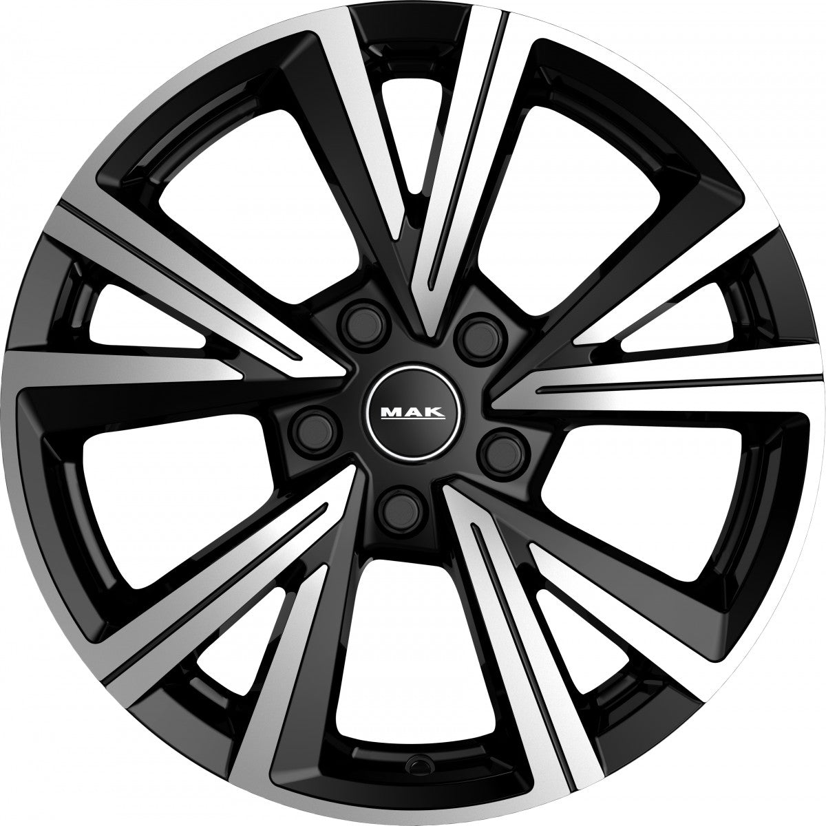 Mak Qvarz black mirror Alufelge 7x17 Zoll ET45 LK 5x112 ML57.1 – Bild 2