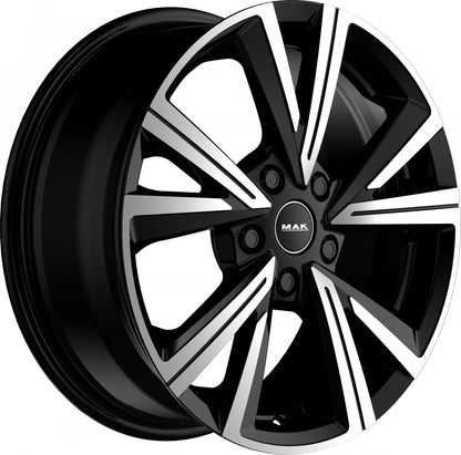 Mak Qvarz black mirror Alufelge 7x17 Zoll ET45 LK 5x112 ML57.1 – Bild 3