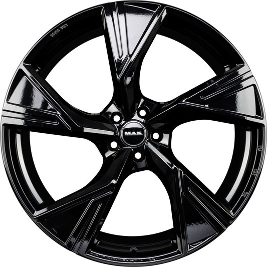 Mak Stark Gloss Black Alufelge 10x23 Zoll ET18 LK 5x112 ML66.6
