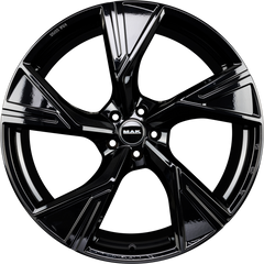 Mak Stark Gloss Black Alufelge 10x23 Zoll ET18 LK 5x112 ML66.6