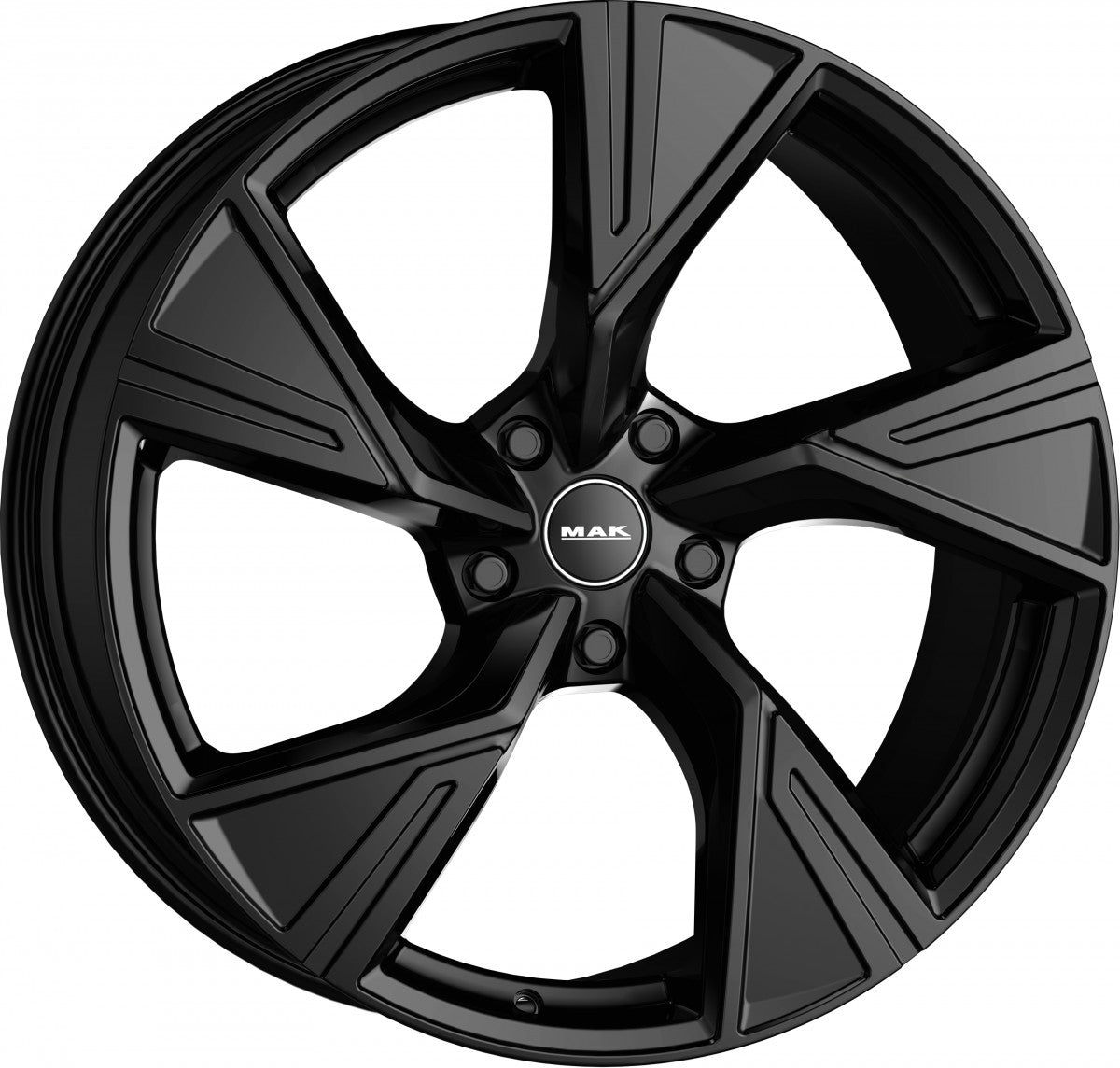 Mak Stark gloss black Alufelge 10x23 Zoll ET43 LK 5x112 ML66.6