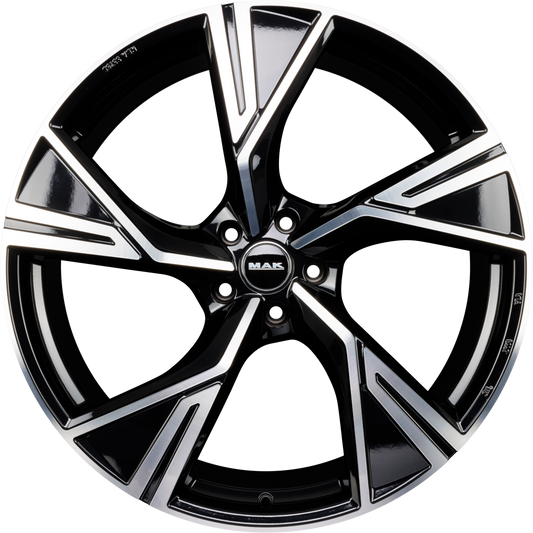 Mak Stark Black Mirror Face Alufelge 11.5x23 Zoll ET44 LK 5x120 ML66.6