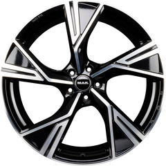 Mak Stark Black Mirror Face Alufelge 11.5x23 Zoll ET44 LK 5x120 ML66.6