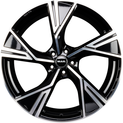 Mak Stark Black Mirror Face Alufelge 11.5x23 Zoll ET44 LK 5x120 ML66.6