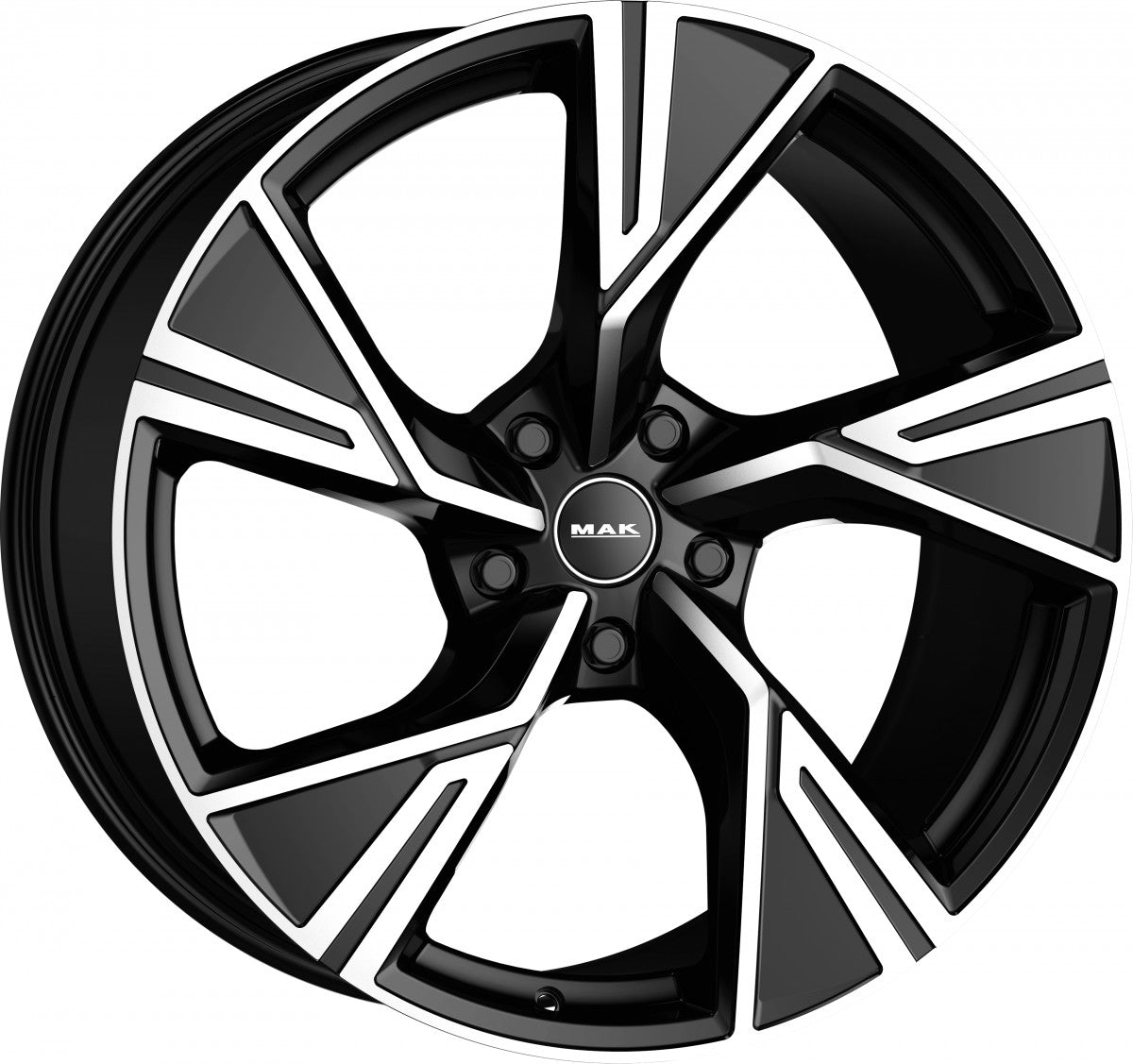 Mak Stark-D black mirror Alufelge 11.5x23 Zoll ET61 LK 5x130 ML71.6