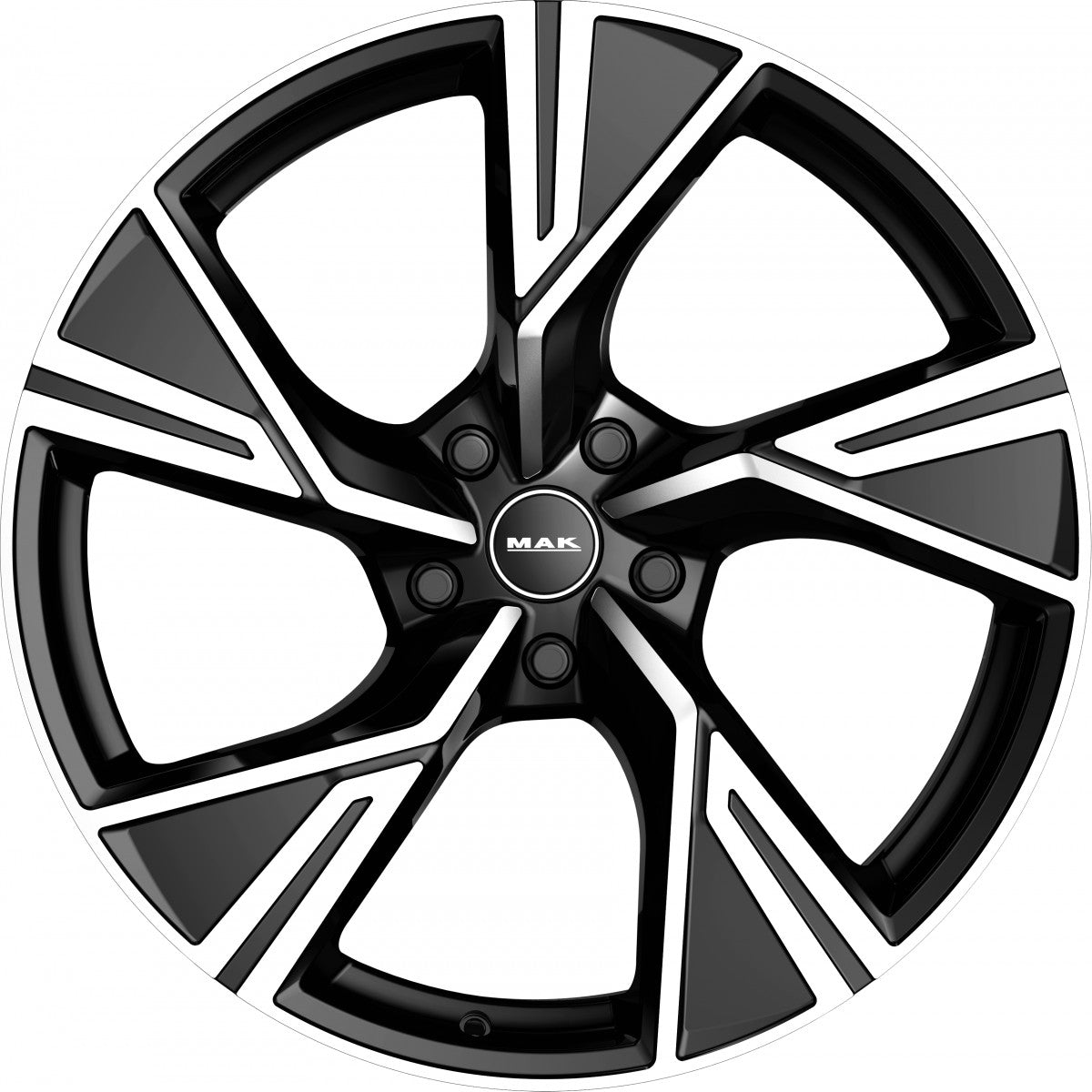 Mak Stark-D black mirror Alufelge 11.5x23 Zoll ET61 LK 5x130 ML71.6 – Bild 2