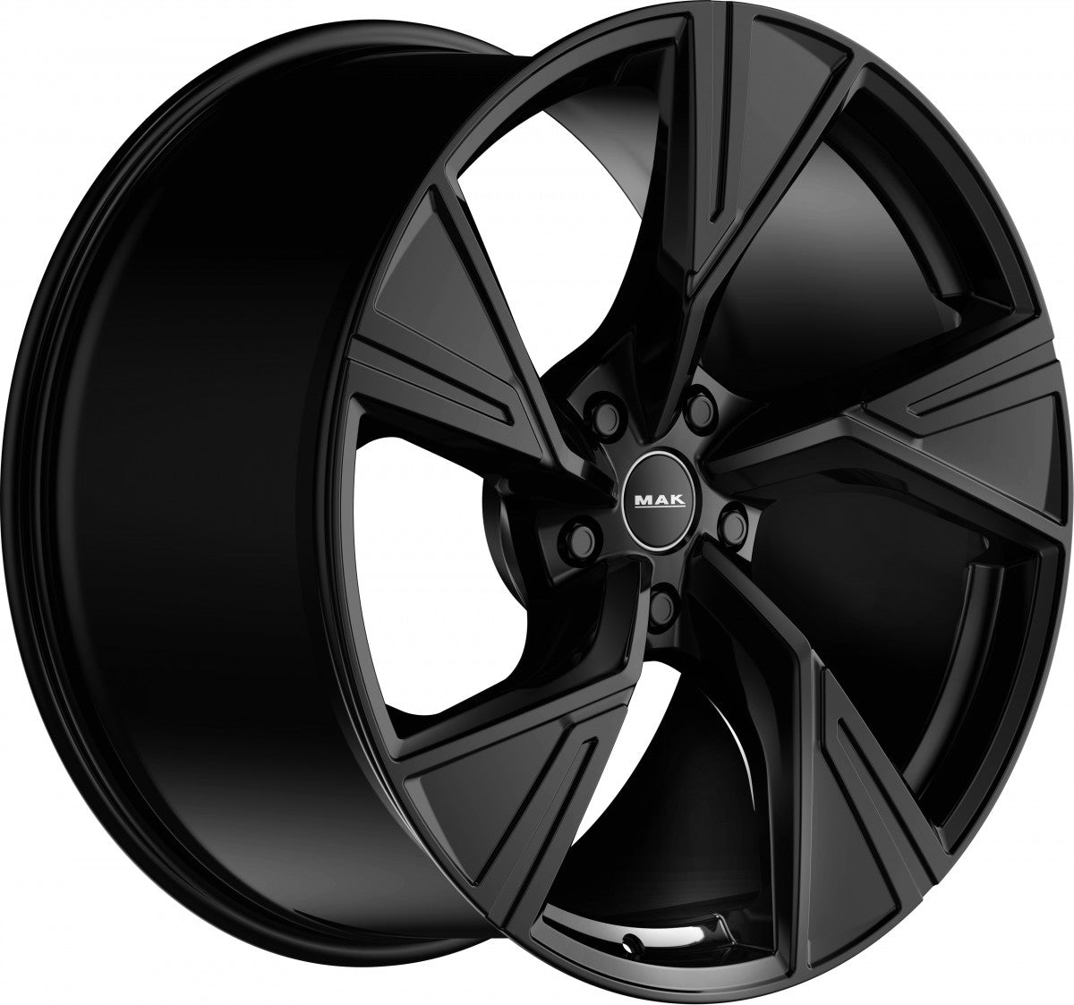 Mak Stark-D gloss black Alufelge 11.5x23 Zoll ET46 LK 5x112 ML66.6 – Bild 3