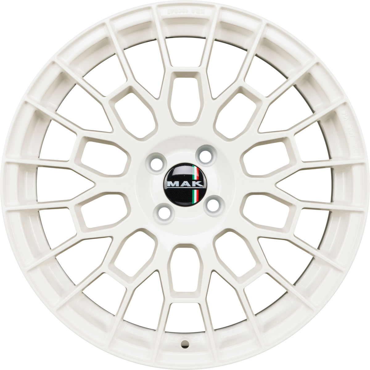 Mak Apx Gloss White Alufelge 7.5x18 Zoll ET32 LK 4x98 ML58.1