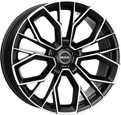 Mak Stilo-D black mirror Alufelge 11.5x22 Zoll ET43 LK 5x112 ML66.6