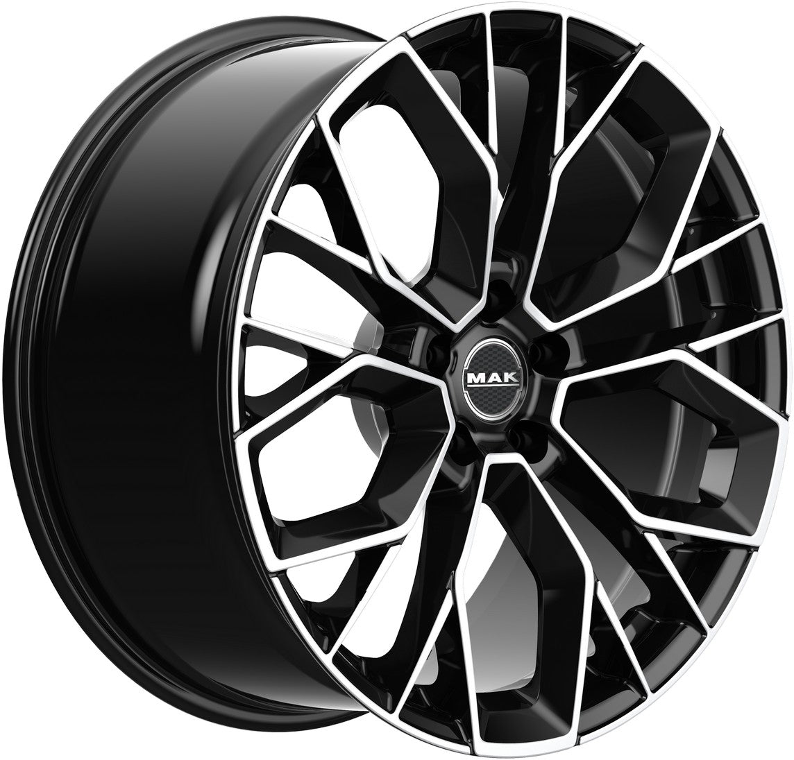 Mak Stilo-D black mirror Alufelge 11.5x22 Zoll ET43 LK 5x112 ML66.6 – Bild 3