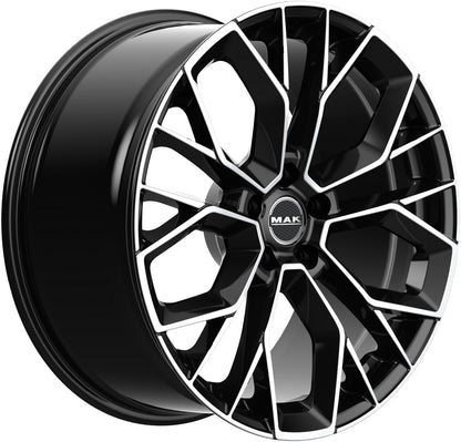 Mak Stilo-D black mirror Alufelge 11.5x22 Zoll ET43 LK 5x112 ML66.6 – Bild 3