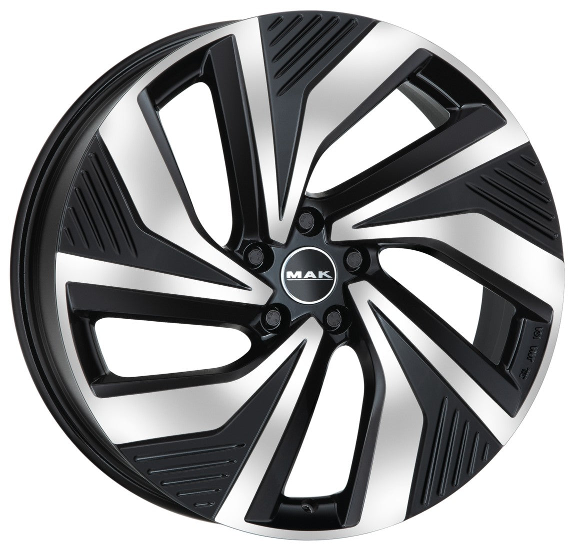 Mak Electra black mirror Alufelge 9x21 Zoll ET42 LK 5x112 ML57.1
