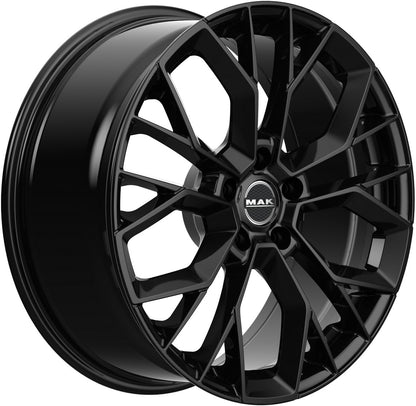 Mak Stilo gloss black Alufelge 8.5x19 Zoll ET38 LK 5x112 ML57.1 – Bild 3