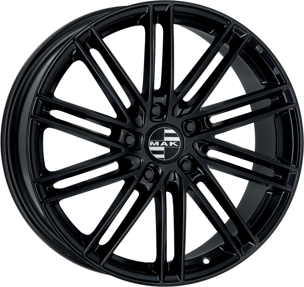 Mak Leipzig gloss black Alufelge 10x21 Zoll ET63 LK 5x130 ML66.45