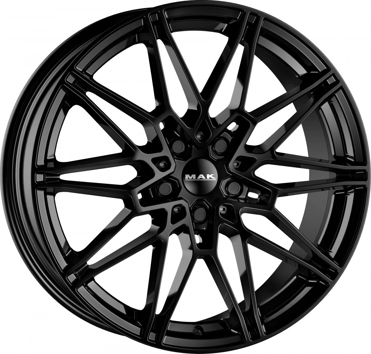 Mak Koenig gloss black Alufelge 8x20 Zoll ET45 LK 5x112 ML66.6