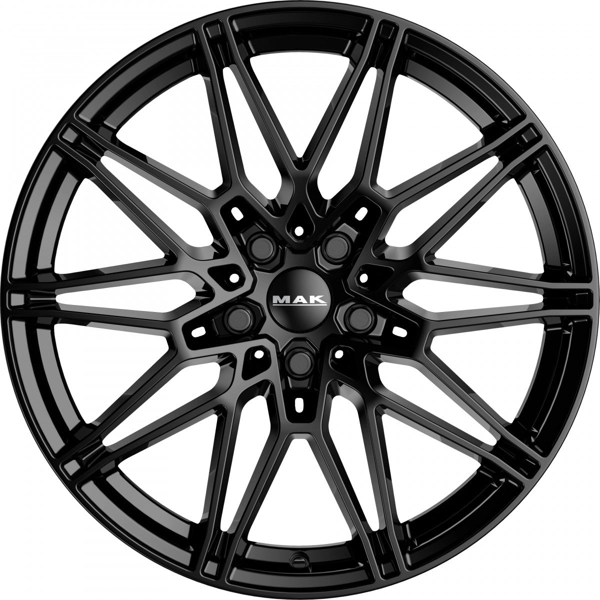 Mak Koenig gloss black Alufelge 8x20 Zoll ET45 LK 5x112 ML66.6 – Bild 2