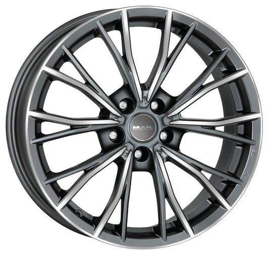 Mak Mark-D gun metallic mirror Alufelge 10.5x20 Zoll ET43 LK 5x112 ML66.6