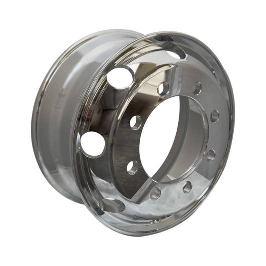 Pomlead Alufelge 7.5x19.5 Zoll 8/275/221 ET155 T160A217530BPB 30 MZ Silber Spiegelpoliert