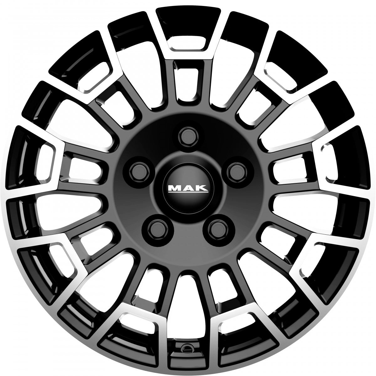 Mak Nomad black mirror Alufelge 7.5x18 Zoll ET42 LK 5x130 ML84.1 – Bild 2