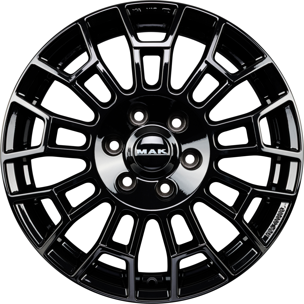 Mak Nomad Gloss Black Alufelge 7.5x18 Zoll ET50 LK 5x120 ML65.1
