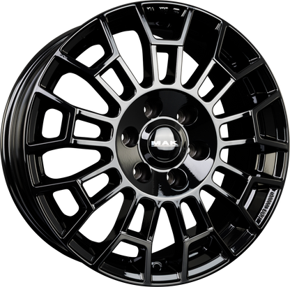Mak Nomad Gloss Black Alufelge 7.5x18 Zoll ET50 LK 5x120 ML65.1 – Bild 2