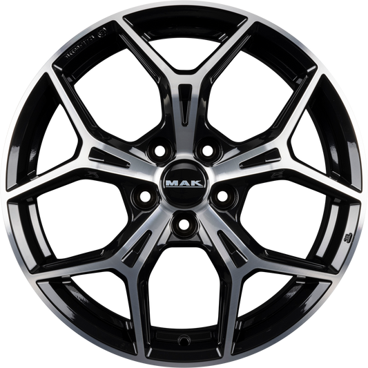 Mak Epica Black Mirror Face Alufelge 7x17 Zoll ET42 LK 4x108 ML65.1