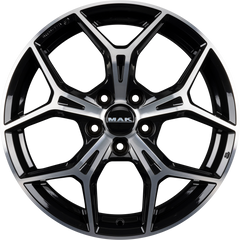 Mak Epica Black Mirror Face Alufelge 7x17 Zoll ET42 LK 4x108 ML65.1