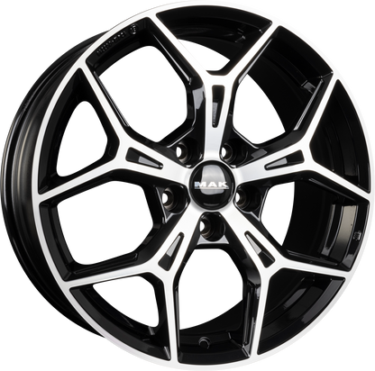 Mak Epica Black Mirror Face Alufelge 7x17 Zoll ET42 LK 4x108 ML65.1 – Bild 2