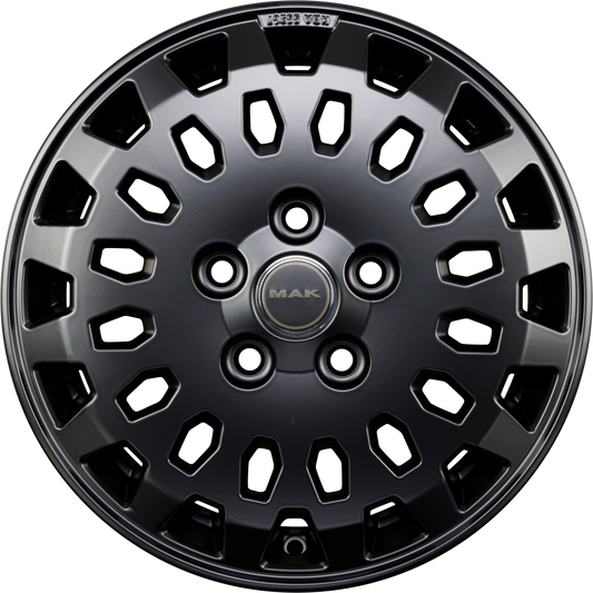 Mak Overland Matt Black Alufelge 8x18 Zoll ET50 LK 6x139.7 ML93.1