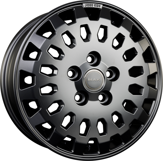 Mak Overland Matt Black Alufelge 8x18 Zoll ET53 LK 5x120 ML65.1 – Bild 2