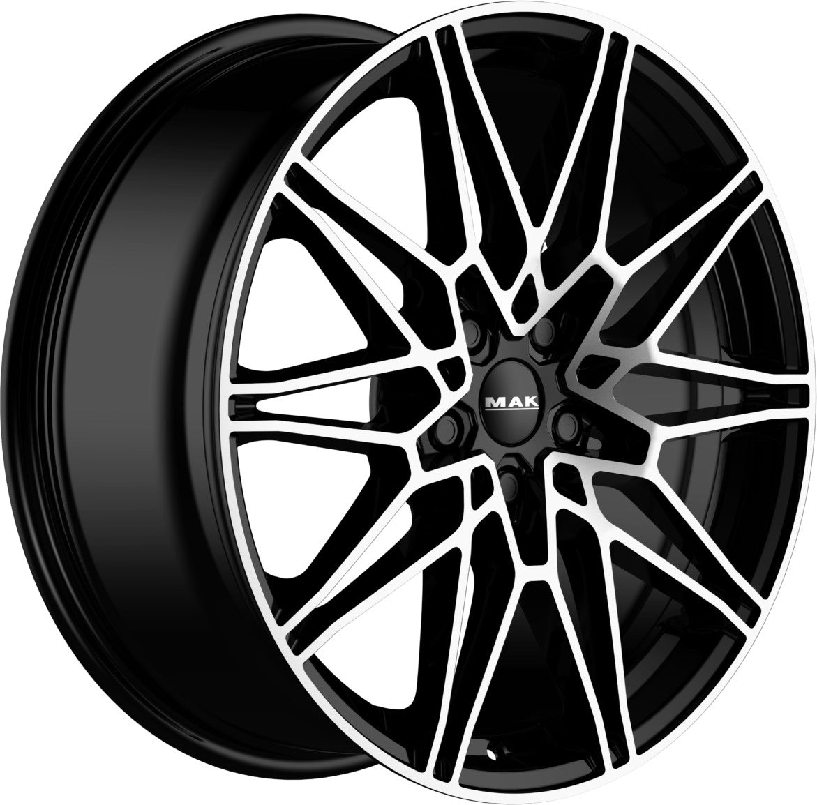 Mak Koenig black mirror Alufelge 7.5x17 Zoll ET26 LK 5x112 ML66.6 – Bild 3