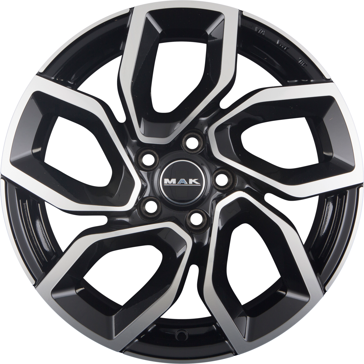Mak Apollo black mirror Alufelge 6x15 Zoll ET30 LK 4x100 ML60.1