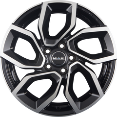 Mak Apollo black mirror Alufelge 6x15 Zoll ET30 LK 4x100 ML60.1