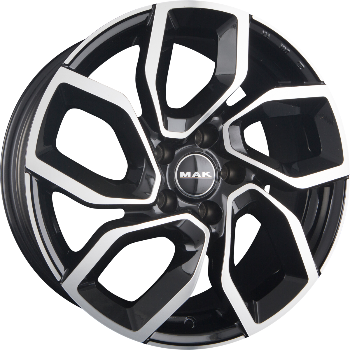 Mak Apollo black mirror Alufelge 6x15 Zoll ET30 LK 4x100 ML60.1 – Bild 2
