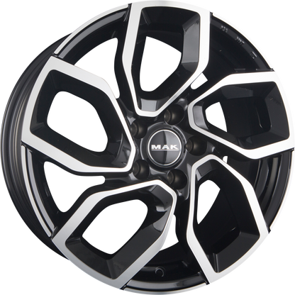 Mak Apollo black mirror Alufelge 6x15 Zoll ET30 LK 4x100 ML60.1 – Bild 2