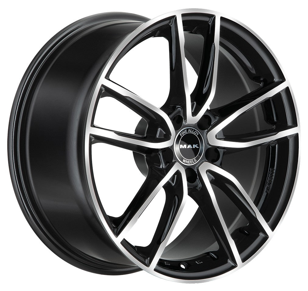 Mak Evo black mirror Alufelge 8x18 Zoll ET43 LK 5x112 ML66.6 – Bild 3