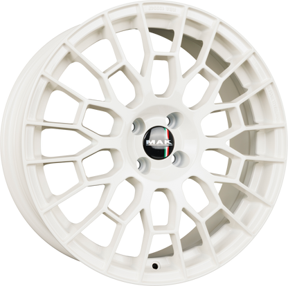 Mak APX gloss white Alufelge 7.5x18 Zoll ET45 LK 5x108 ML72 – Bild 5