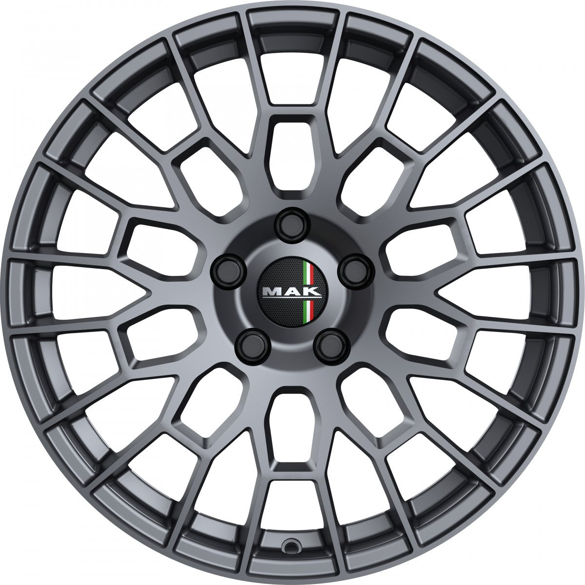 Mak APX gloss gun metallic Alufelge 7x17 Zoll ET44 LK 5x112 ML76 – Bild 2