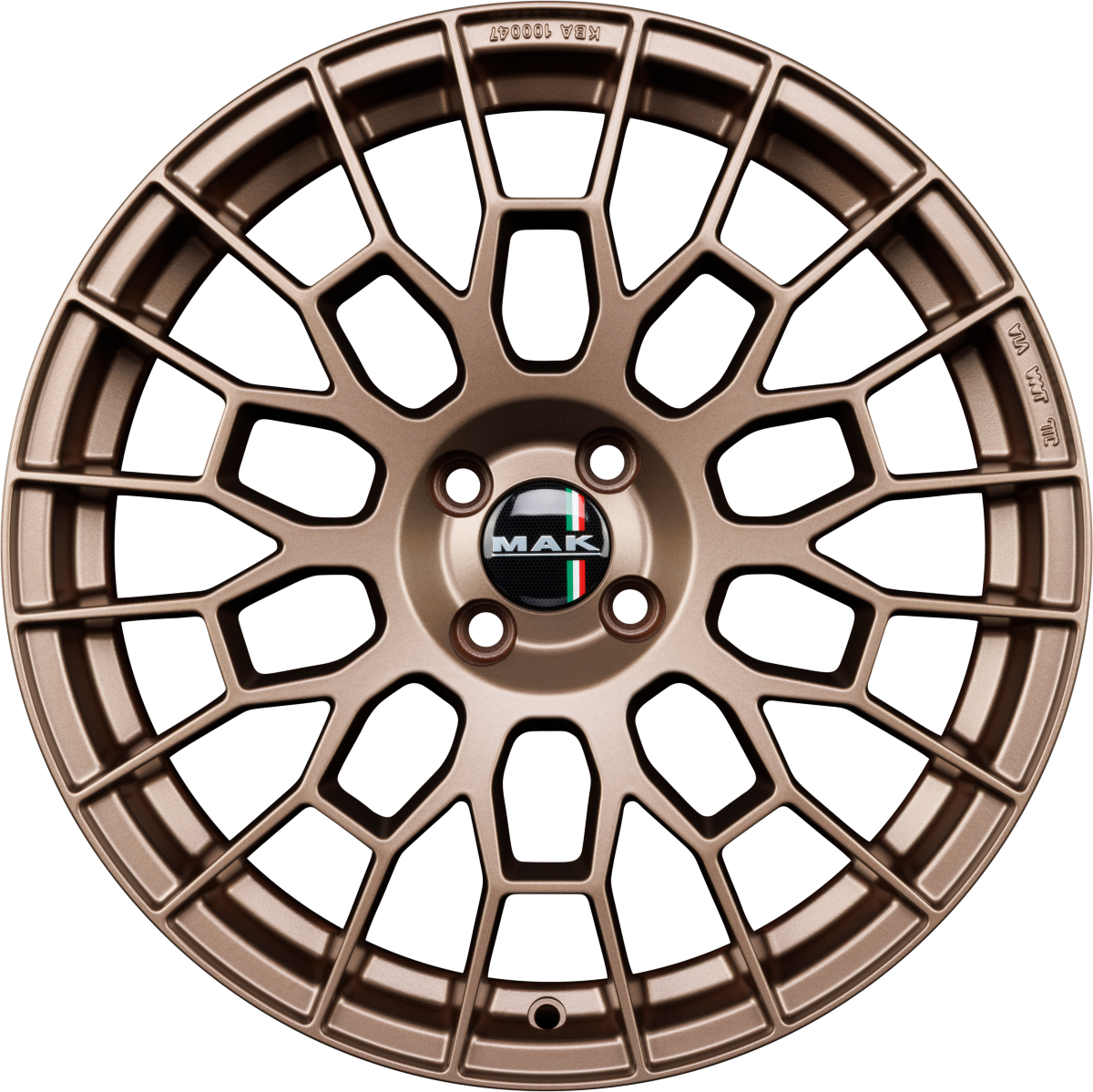 Mak APX matt bronze Alufelge 7.5x18 Zoll ET45 LK 5x112 ML76 – Bild 4