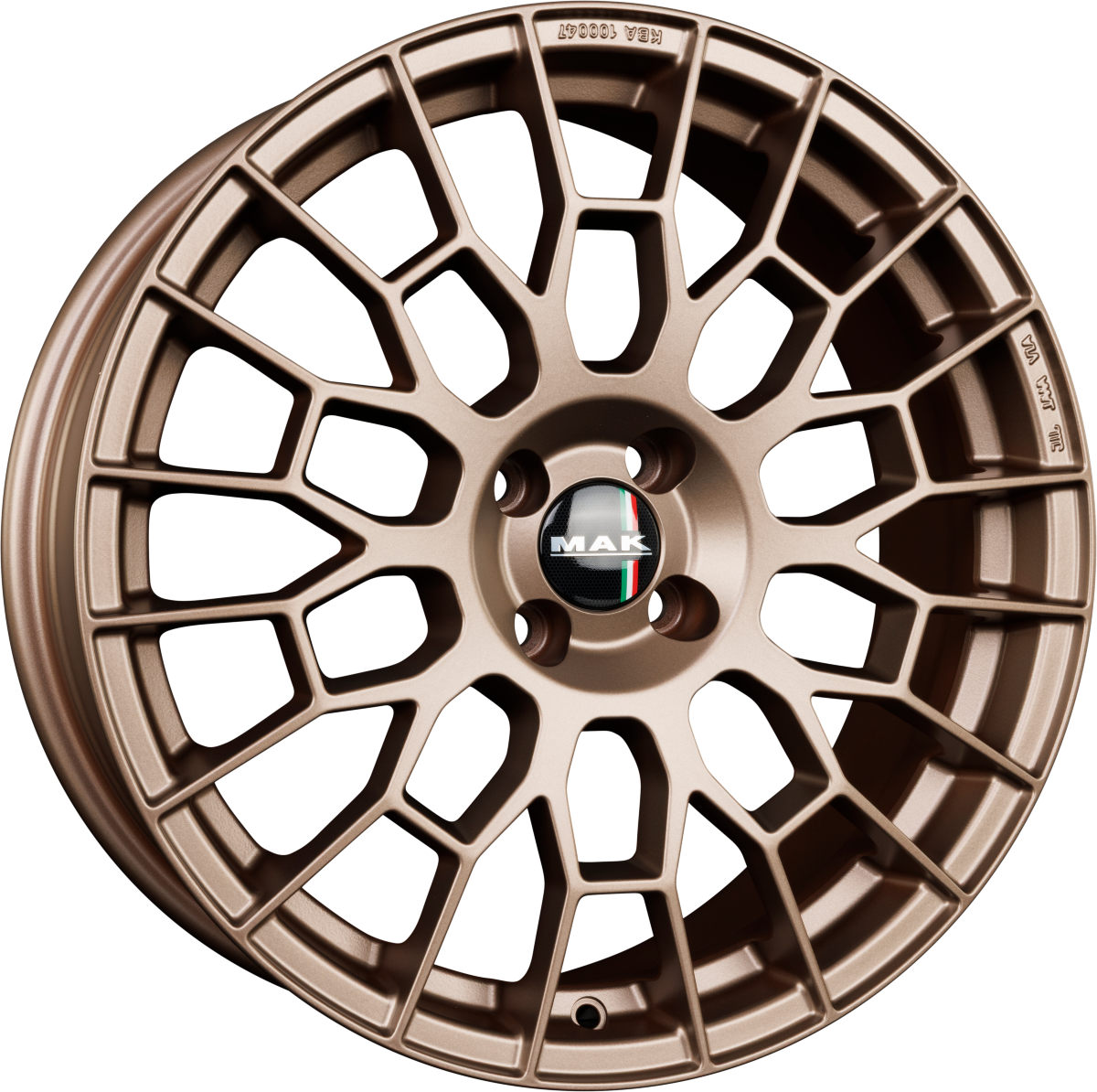 Mak APX matt bronze Alufelge 7.5x18 Zoll ET45 LK 5x112 ML76 – Bild 5