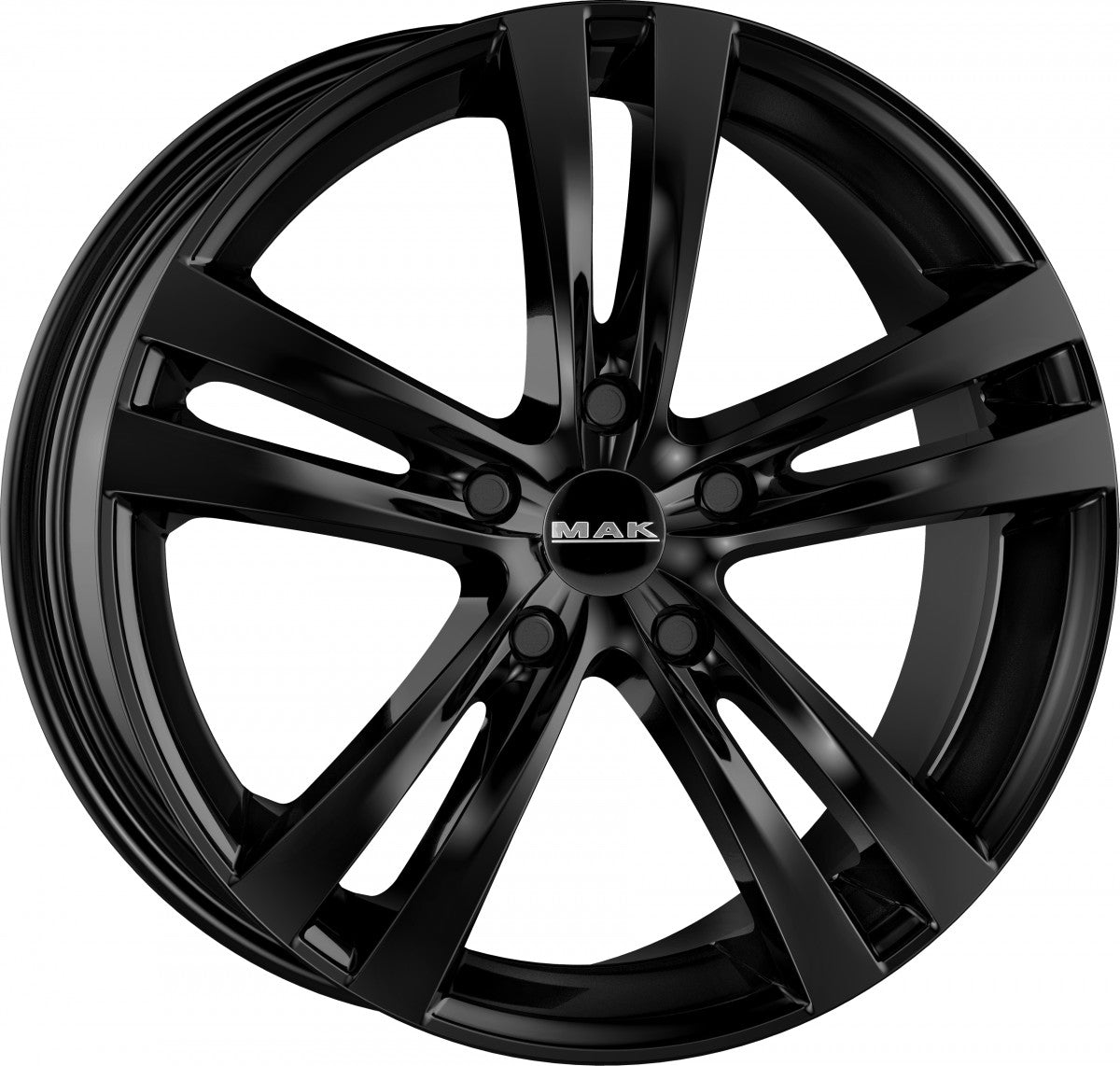 Mak Zenith gloss black Alufelge 6x16 Zoll ET40 LK 4x100 ML54.1