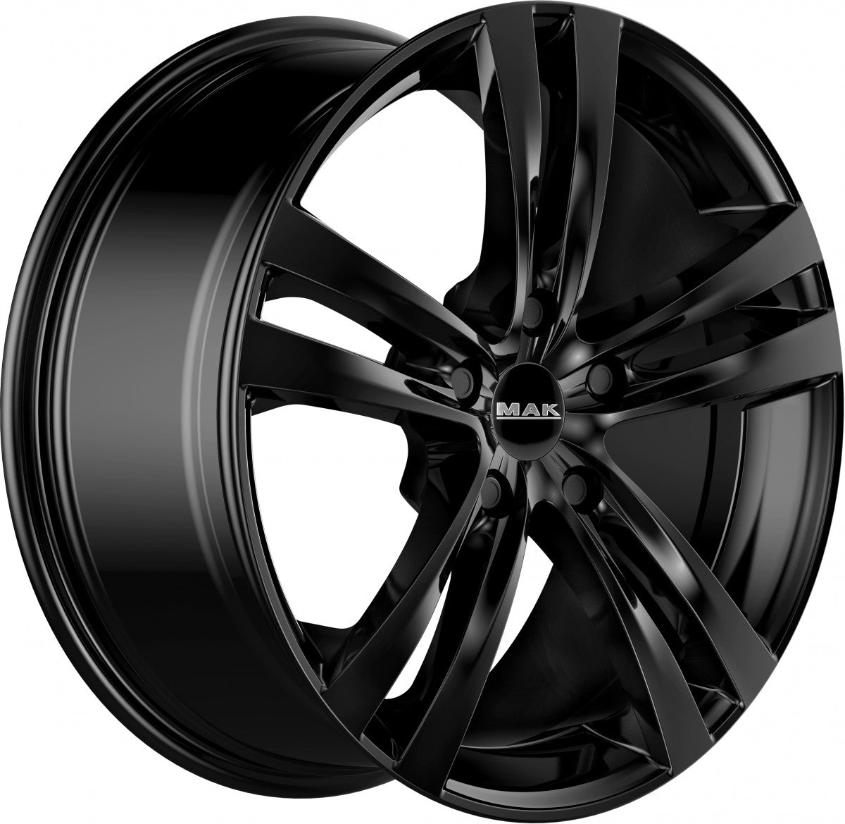Mak Zenith gloss black Alufelge 6x16 Zoll ET40 LK 4x100 ML54.1 – Bild 3