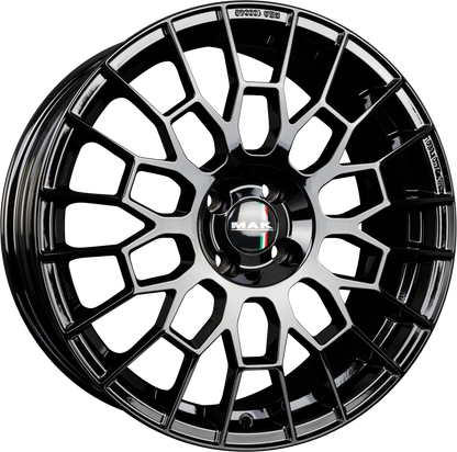 Mak APX gloss black Alufelge 8x19 Zoll ET50 LK 5x112 ML76 – Bild 5
