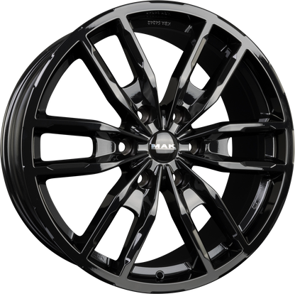 Mak Peak gloss black Alufelge 7.5x17 Zoll ET55 LK 6x130 ML84.1 – Bild 2