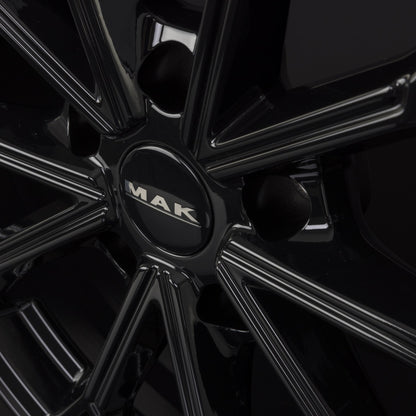 Mak Asphalt gloss black Alufelge 8x20 Zoll ET33 LK 5x108 ML72 – Bild 6