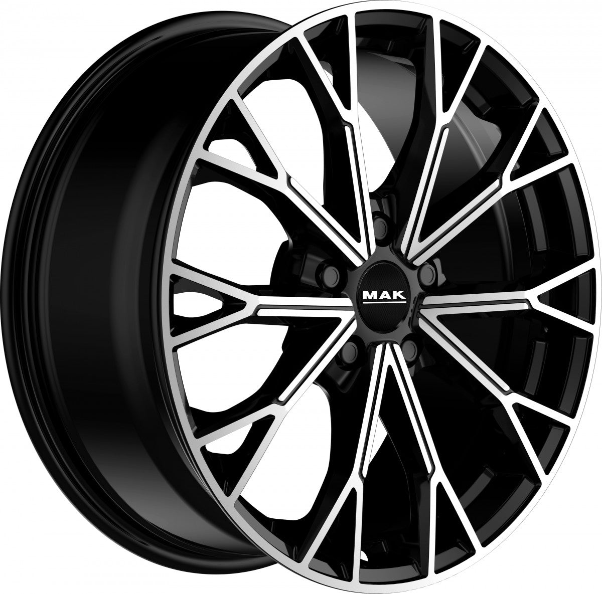 Mak Asphalt black mirror Alufelge 9.5x20 Zoll ET39 LK 5x130 ML66.45 – Bild 3
