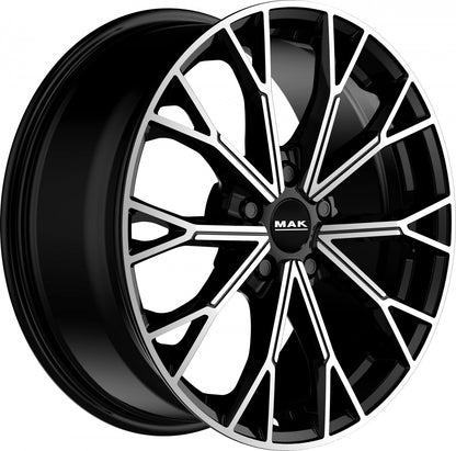 Mak Asphalt black mirror Alufelge 9.5x20 Zoll ET39 LK 5x130 ML66.45 – Bild 3