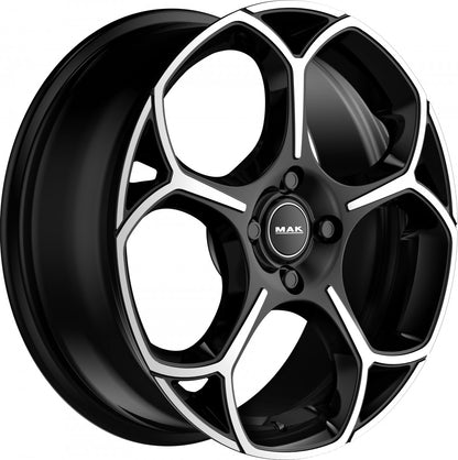 Mak Monza black mirror Alufelge 7x17 Zoll ET35 LK 5x110 ML65.1 – Bild 3